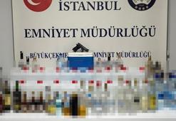 Büyükçekmece'de sahte içki operasyonu