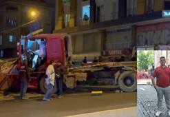 Beylikdüzü'nde TIR'ın çarptığı yaya hayatını kaybetti; kaza kamerada
