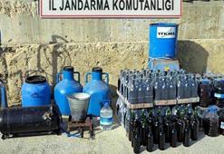 Tekirdağ'da çiftlik evinde silah, sahte içki, uyuşturucu ele geçirildi