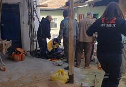 Depoda duvar çöktü; dengesini kaybedince elini makineye kaptıran Metehan'ın parmakları koptu