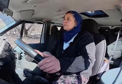 15 yıldır köydeki öğrencileri okullarına ulaştıran şoför Hanım: Kadınların yapmayacağı şey yoktur