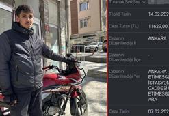 Fahri müfettiş, trafikte tartıştığı motokuryeye 11 bin lira ceza uygulattı