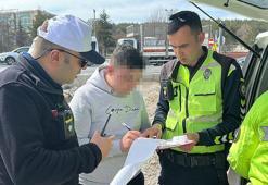 Polisten kaçıp ters yöne giren ehliyetsiz motosiklet sürücüsüne 399 bin lira ceza