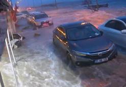 Hatay’da fırtına yaşamı olumsuz etkiledi; dalgalar yola kadar geldi