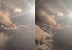 Kars'ta ekiplerin 3 metrelik karla zorlu mücadelesi