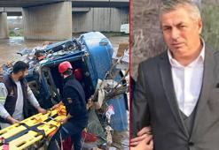 Çaya uçan TIR'ın şoförü öldü