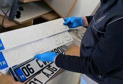 Sahte plaka basıp, satan şüphelilere operasyon; 4 tutuklama