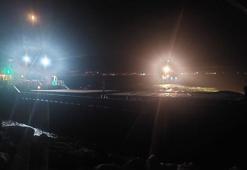 Balıkesir’de kuru yük gemisi karaya oturdu