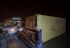 Kuzey Marmara Otoyolu'nda 2 TIR çarpıştı: 2 yaralı