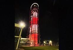 Sabiha Gökçen Havalimanı kulesi kırmızı beyaza büründü