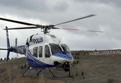 Başkentte polisten helikopter destekli trafik denetimi