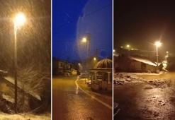 Kütahya’nın yüksek kesimleri beyaza büründü