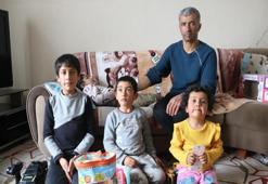 Biri engelli 4 çocuğuna hem annelik hem babalık yapıyor