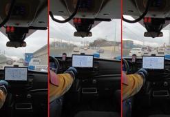 Fermuar sistemiyle ambulansa 'hayat koridoru' açtılar