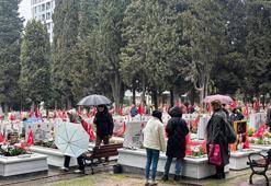 Edirnekapı Şehitliği'nde hüzünlü bayram