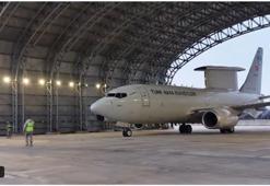 Barış Kartalı Havadan İhbar ve Kontrol Uçağı, bayramlaşmanın ardından havalandı