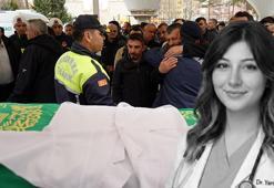 Kazada ölen tıp öğrencisi Yaren’in cenazesine, arkadaşları beyaz önlükle katıldı