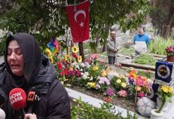 Atlas Çağlayan mezarı başında anıldı; Atlassız geçen ilk bayramım