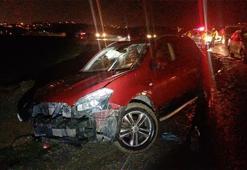 Çorum'da iki otomobil çarpıştı: 6 kişi yaralandı