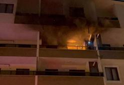 Bursa'da 5 katlı binada çıkan yangın söndürüldü