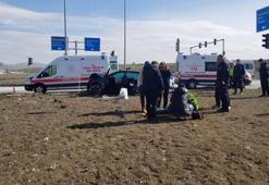 Otomobille hafif ticari aracın çarpıştığı kaza kamerada; 1’i çocuk, 6 yaralı