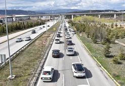 'Kilit kavşak' Kırıkkale'de bayram dönüşü yoğunluğu