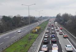 Anadolu Otoyolu’nun Düzce geçişinde dönüş yoğunluğu
