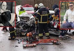 Nişanlı çift kazada can verdi