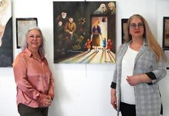 Konukevinden gelen mektuplar tuvale yansıdı