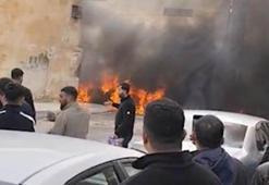 Şanlıurfa’da trafodaki patlamada park halindeki 4 araç hasar gördü