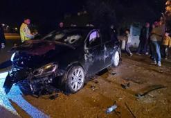 Adana'da otomobil takla attı: 1 yaralı