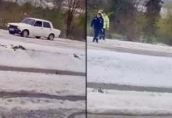 Muğla'da dolu yağışı