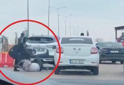 Diyarbakır’da trafikte yol verme kavgası kamerada