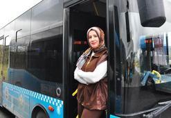 Soma'nın ilk kadın otobüs şoförü oldu
