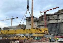 Akkuyu NGS’nin ikinci güç ünitesinde kutup vinci kuruldu