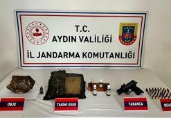 Aydın'da tarihi eser operasyonu; deri üzerine altın işlemeli tılsım kitabı ele geçirildi