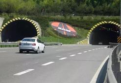 Bayram tatillinde Bolu Dağı Tüneli'nden 331 bin 321 araç geçti