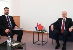 TBMM Başkanı Kurtulmuş, Boşnak Ulusal Azınlık Konseyi Başkanı Hodzic’i kabul etti