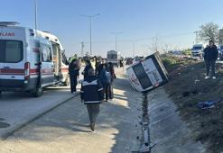 Yolcu minibüsüyle otomobil çarpıştı: 8 yaralı