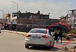 Yolda yürüyen kadının boynundaki kolyesini gasbeden şüpheli tutuklandı