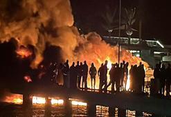 Bodrum'da 7 motoryatın battığı marinadaki yangına ilişkin bilirkişi incelemesi başlatıldı