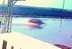 Otomobilin, defalarca takla attığı kaza kamerada; 2 yaralı
