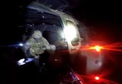 Kahramanmaraş'ta yaralanan dağcı, askeri helikopterle kurtarıldı