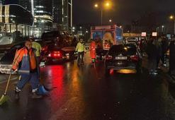 Ataşehir'de 8 aracın karıştığı zincirleme kaza: 4 yaralı