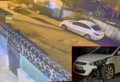 Arnavutköy'de başıboş at park halindeki araçlara çarptı