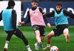 Beşiktaş, günü çift antrenmanla tamamladı