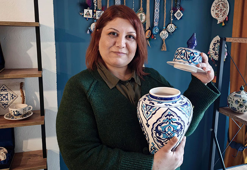 Topkapı Sarayı’nda görüp etkilendiği çini sanatında ‘Kültürel Miras Temsilcisi’ oldu
