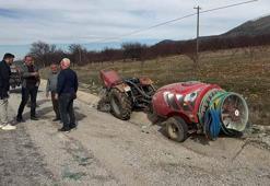 Malatya’da traktör devrildi: 2 yaralı