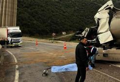 Gaziantep’te tankerler kafa kafaya çarpıştı:1 ölü, 1 yaralı