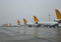 Sabiha Gökçen Havalimanı'nda uçuşlara yağmur engeli; 42 uçak divert etti